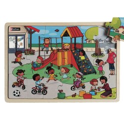 I barnehagen - 18 og 24 biter (pakke med 4 stk)