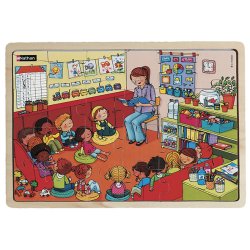 I barnehagen - 18 og 24 biter (pakke med 4 stk)