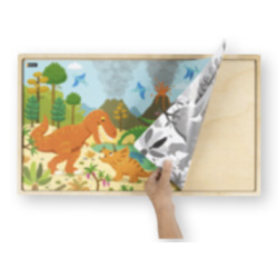 XL puslespill - dinosaurer