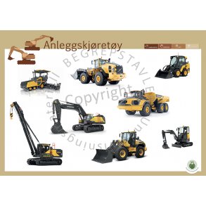 Begrepstavler - transport, arbeid og natur, 5 stk.