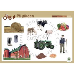 Begrepstavler - transport, arbeid og natur, 5 stk.