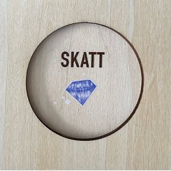 Samlebrett  - "Naturens skattkammer" - pakke med 6 stk.