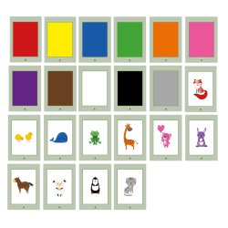 Samtalekort - Farger