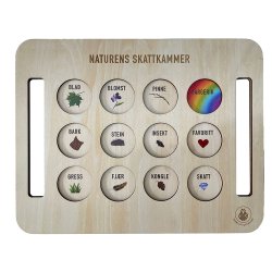 Samlebrett  - "Naturens skattkammer" - pakke med 6 stk.