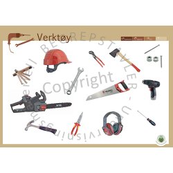 Begrepstavler - transport, arbeid og natur, 5 stk.